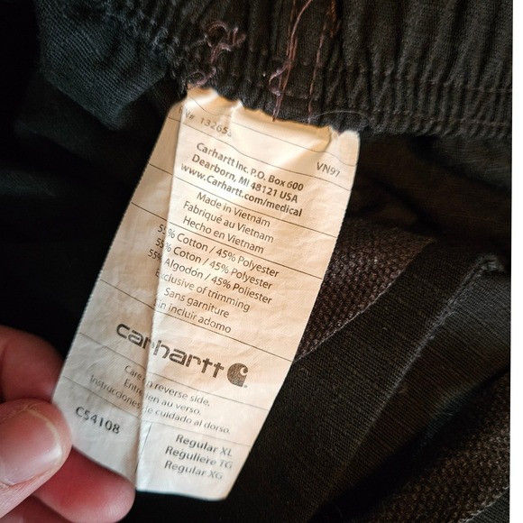 Carhartt Cargo Pants Mens XL Drawstring XL Utility Work Gorpcore Outdoors - Picture 6 of 7